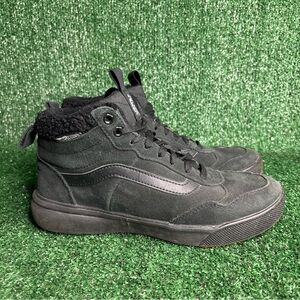Vans UltraRange Exo Hi Black Suede Shoes Boots Men's Size 8